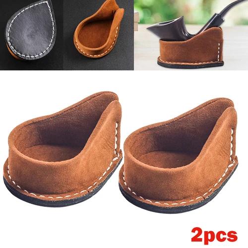 Pipe Stand (Leather 2-Piece Holder)